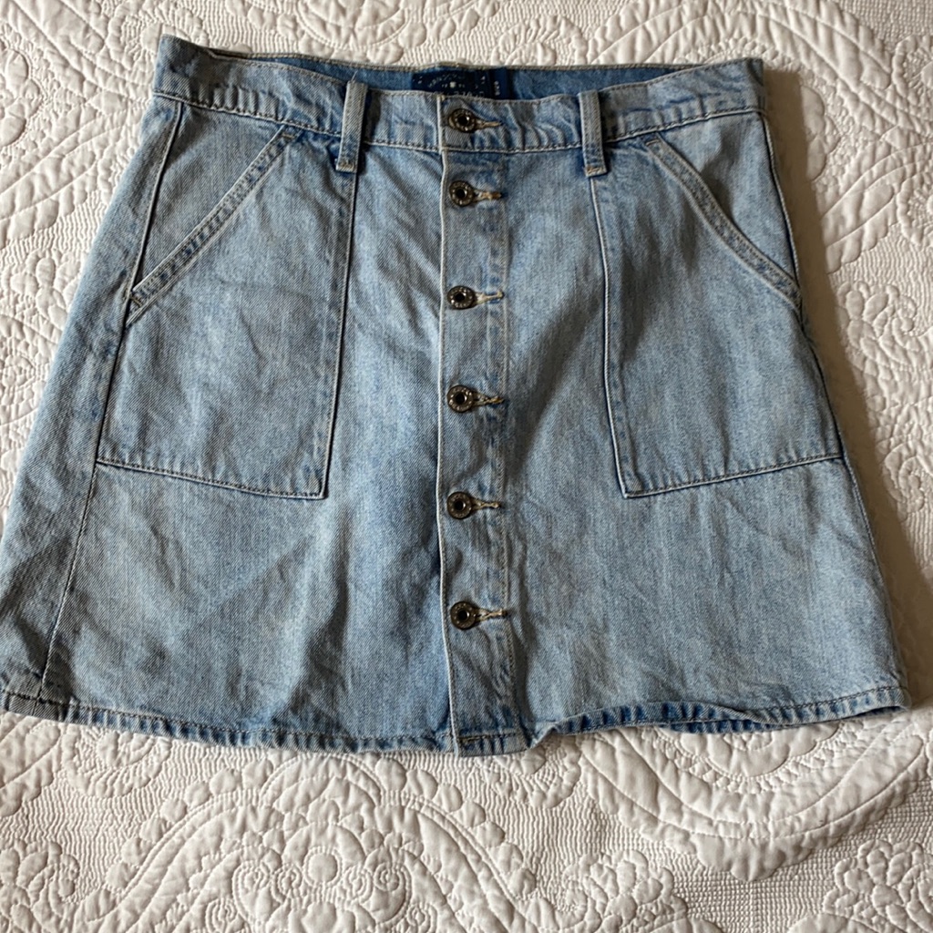 Lucky Brand High Waist Denim Mini Skirt